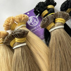 Natural Straight Flat Tip Hair Extensions
